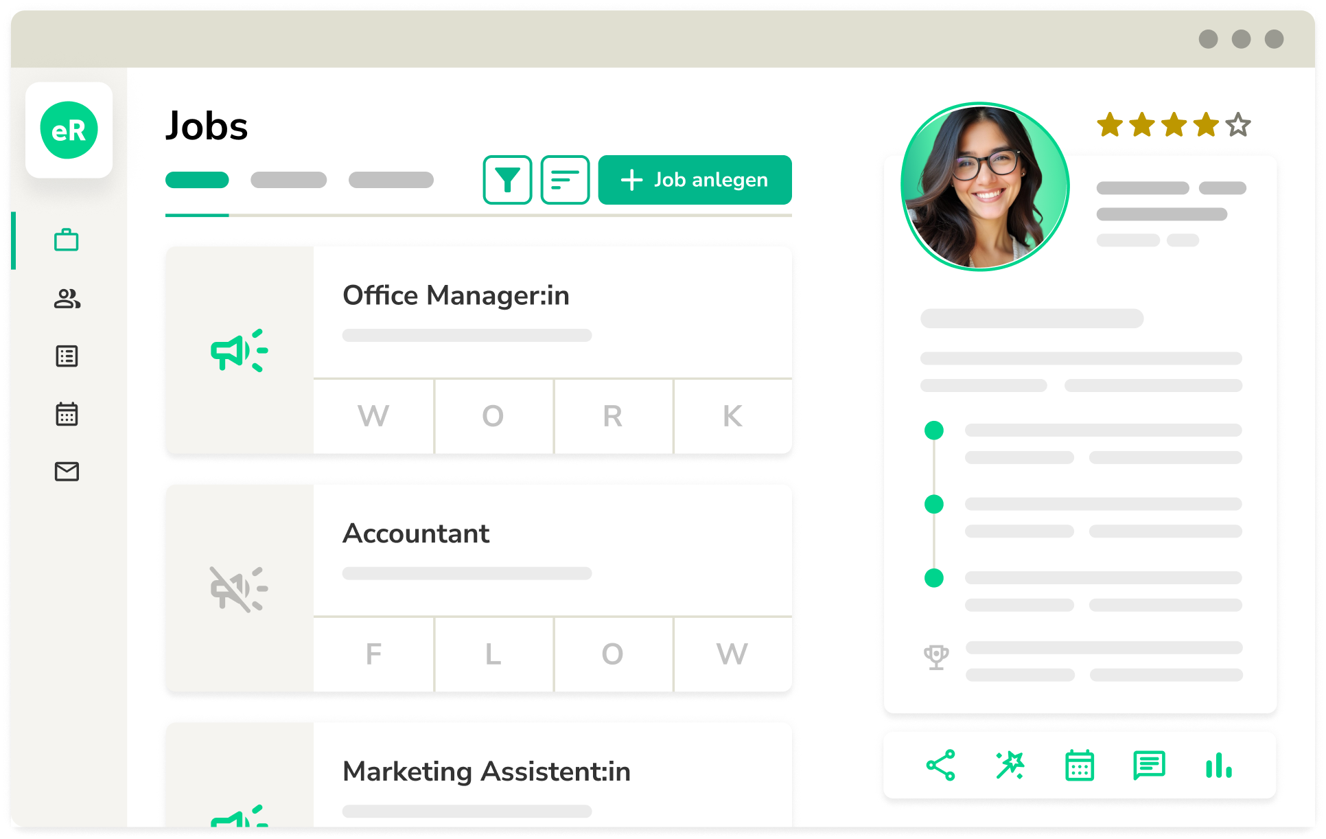 eRecruiter Version Aurora - Produktabbildung
